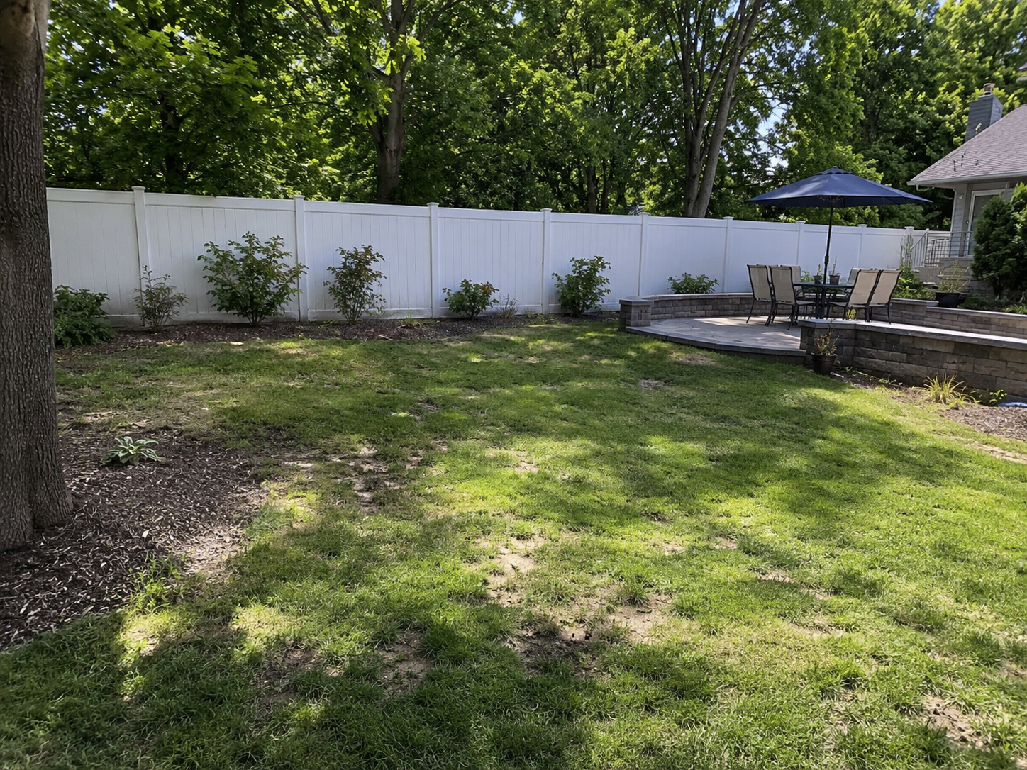 Before landscaping